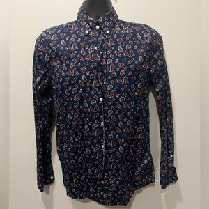 J. Crew Paisley Button Down Shirt